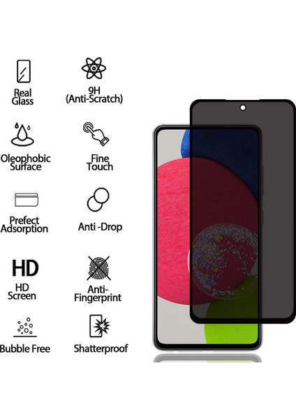 Samsung Galaxy A52 Gizli Hayalet Ekran Koruyucu 9h Ultra Koruma (2 Adet) fiyatları