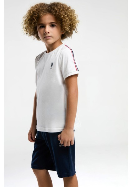 U.S. Polo Assn.. Erkek Çocuk Beyaz Bermuda Takım fiyatları