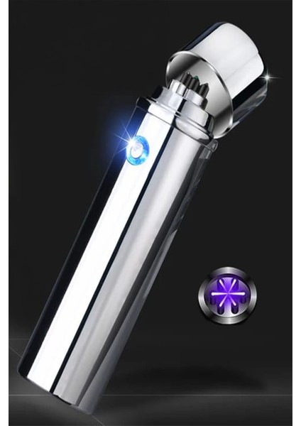 K15 USB Şarjlı 6 Arc Alevsiz Çakmak -New Style