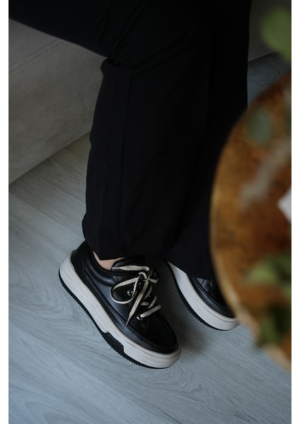 Kadın Sneaker Kalın Taban Spor Ayakkabı Rova Siyah fırsatları