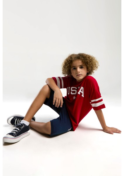 Erkek Çocuk Kırmızı Bermuda Takım fiyatları