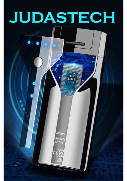 K16 USB Şarjlı 2 Arc Alevsiz Çakmak -New Style
