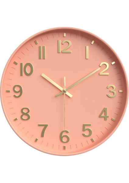 Sessiz Modern Duvar Saati, 3D Sayılar Duvar Mutfak Yatak Odası Oturma Odası Ofis Sınıf Dekoru Renk 3 (Yurt Dışından)