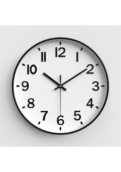 Sessiz Modern Duvar Saati, 3D Sayılar Duvar Mutfak Yatak Odası Oturma Odası Ofis Sınıf Dekoru Renk 3 (Yurt Dışından) fırsatları