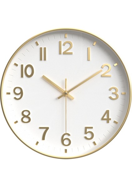 Sessiz Modern Duvar Saati, 3D Sayılar Duvar Mutfak Yatak Odası Oturma Odası Ofis Sınıf Dekoru Renk 3 (Yurt Dışından) indirimleri