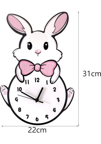 Çocuk Duvar Saati Kumandalı, Sessiz Tik Tak Etmeyen Kedi Saati, Kız Aşıklar Için Analog Sevimli Pembe (Yurt Dışından) modelleri
