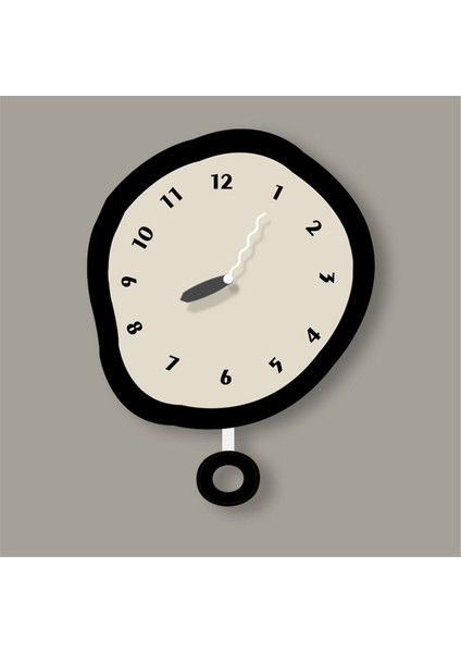 Iskandinav Minimalist Sessiz Duvar Saati Basit Oturma Odası Dekorasyonu Restoran Sanat Kişilik Saat (Yurt Dışından) fiyatları