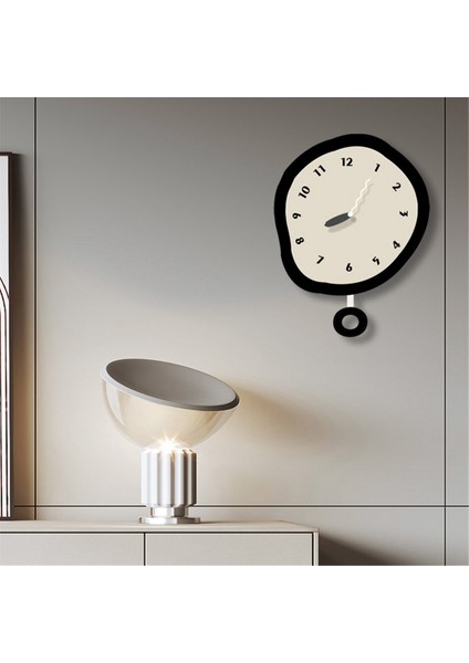 Iskandinav Minimalist Sessiz Duvar Saati Basit Oturma Odası Dekorasyonu Restoran Sanat Kişilik Saat (Yurt Dışından) modelleri