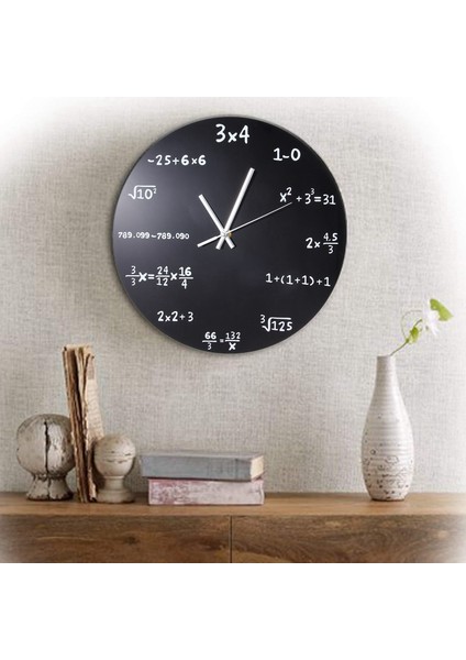 Duvar Saati Akrilik Matematik Formülü Saatleri Oturma Odası Ofis Ev Kendin Yap Dekorasyon Modern Tasarım (Yurt Dışından)