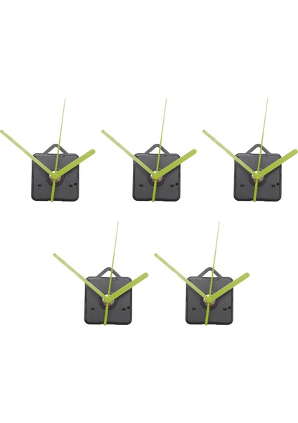 5x Kuvars Hareket Duvar Saati Mekanizması Sessiz Mod Kendin Yap Onarım Parçaları Değiştirme Kiti Ev Dekorasyonları (Yurt Dışından)