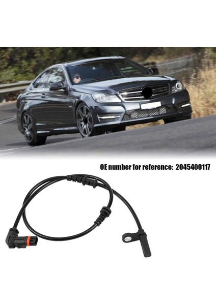 Araba Abs Tekerlek Hız Sensörü İle Uyumlu - W204 C250 2007 - 2013 2045400117 Araba Aksesuarları (Yurt Dışından)