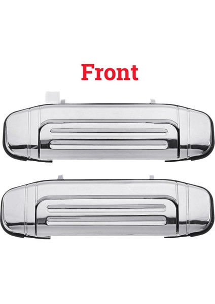 Ön Çift Dış Kapı Kolu Kaplaması Montero V46 V31 V32 V33 V43 V45 V46 Mr156876 Mr156875 İle Uyumlu (Yurt Dışından)