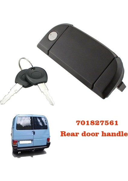 Transporter T4 1990-2003 Dış Arka Kanat Kapı Kolu İle Uyumlu 701827561 701827561A (Yurt Dışından)