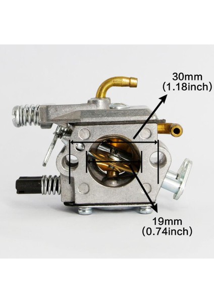 Karbüratör,Karbüratör Mp16 Mp16-7 52Cc Testere Carb 2 Zamanlı Motor 4500 5200 5800 Testere Çim Biçme Makinesi Bahçe Aletleri Tüp (Yurt Dışından)