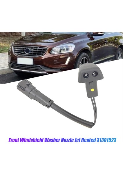 Sol Ön Cam Ön Cam Yıkama Nozulu Jet Isıtmalı 31301523 Xc60 S60 Xc70 V70 S80 2008-2016 İle Uyumlu (Yurt Dışından)