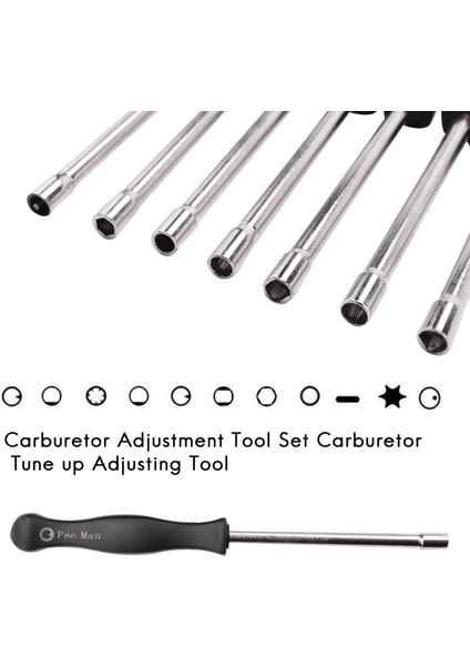 Karbüratör,11 Adet Karbüratör Ayarı Tornavida Alet Kiti Karbonhidrat Temizleme Iğneleri İle Fırçalar Ortak 2 Döngüsü Karbüratör Için Fit (Yurt Dışından)