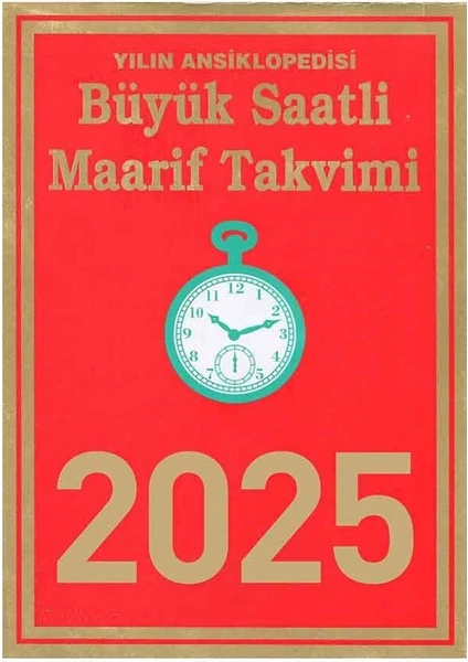 Saatli Maarif Takvim 2025 Büyük