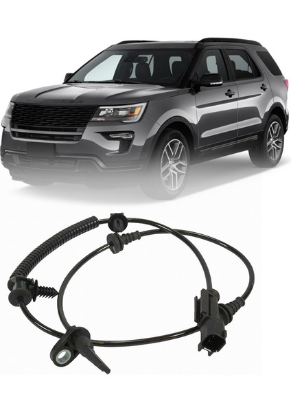 Abs Tekerlek Hız Sensörü Explorer Flex 2013-2019 Mks İle Uyumlu Arka Taraf Brab-385 Da8Z2C190Ac Ae9Z2C190C (Yurt Dışından)