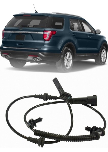 Abs Tekerlek Hız Sensörü Explorer Flex 2013-2019 Mks İle Uyumlu Arka Taraf Brab-385 Da8Z2C190Ac Ae9Z2C190C (Yurt Dışından)