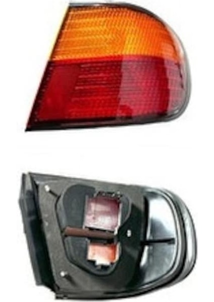 Stop Nissan Primera 96-99 Dış Sağ (Sarı-Kırmızı) /215-19B4-UE-RY-RH