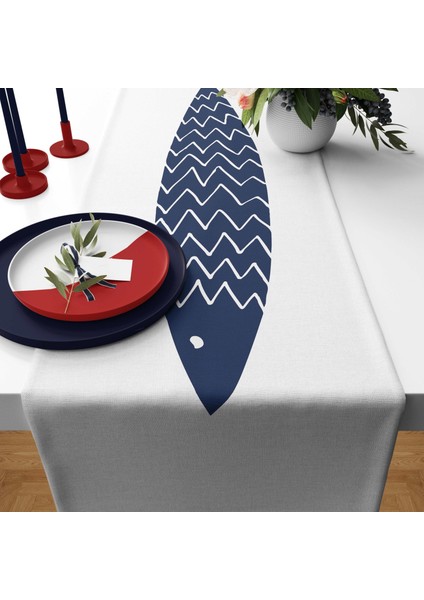 A Fish Runner Örtü - 50 cm x 175 cm