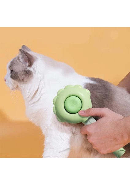 2 Adet Kedi Tüy Toplayıcı Tuşlu Telli Su Sprey Hazneli Kedi Tarağı Evcil Hayvan Tüy Toplama Fırçası Ve Taragı