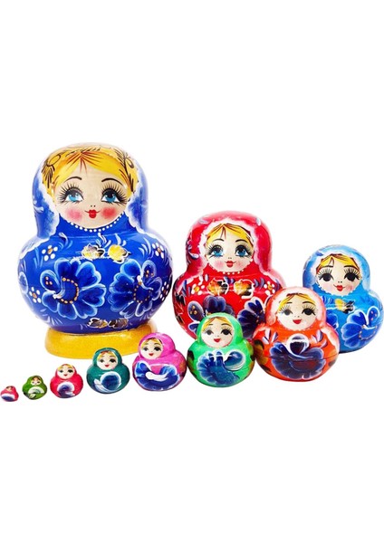 10 Katmanlı Rus Yuvalama Yuvalama (Yurt Dışından) modelleri