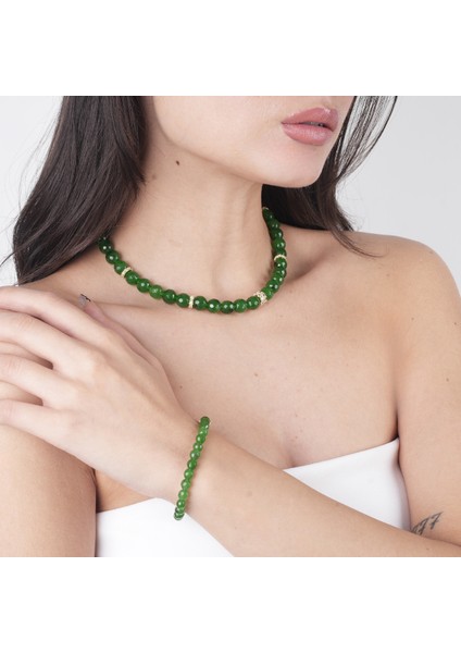 İlay - Yeşim Doğal Taş Kolye & Bileklik