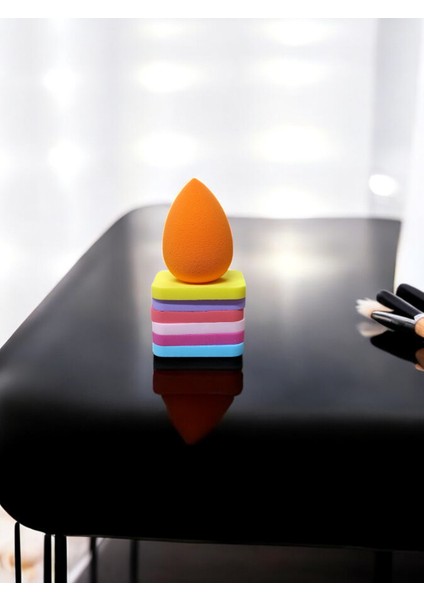 7 Adet Yumuşak Makyaj Süngeri 6x Slim 1x Büyük Boy