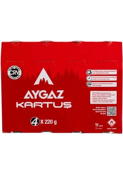 227 gr Kartuş Dörtlü Set
