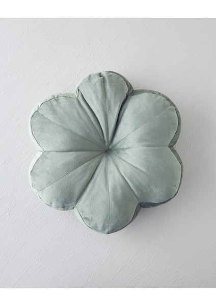 Artistic Bloom Dekoratif Kırlent 40 cm Yeşil
