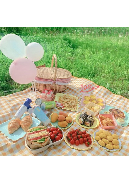 I ve I Hasır Sepeti Park Meyveleri Için Hasır Dokuma Sepet Küçük Kırmızı (Yurt Dışından) indirimleri