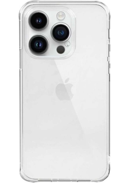 iPhone 14 Pro Uyumlu Köşe Airbag Çıkıntılı Darbe Engelleyici Dayanıklı Star Silikon Telefon Kılıfı