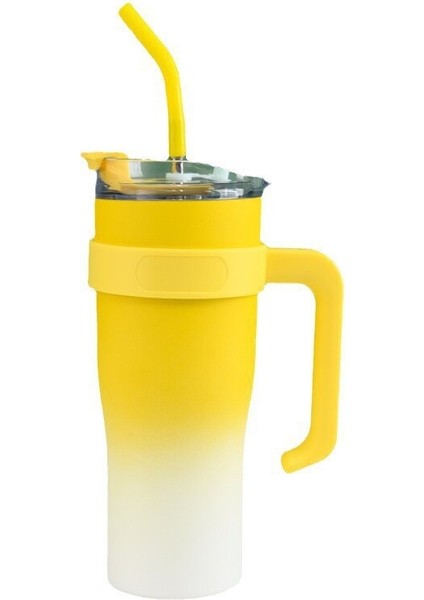 40OZ Paslanmaz Çelik Araba Bardak Vakum Çift Katmanlı Saplı Bardak Termos Bardak (Yurt Dışından)
