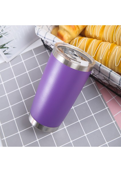 20OZ Termos Şişe Şeffaf Kapaklı Ice Ba Bardak Araba Bardak (Yurt Dışından)