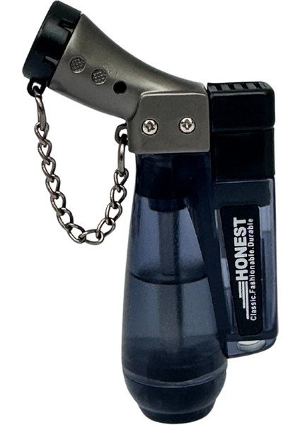 Tek Torch Pürmüz Siyah Puro Çakmağı