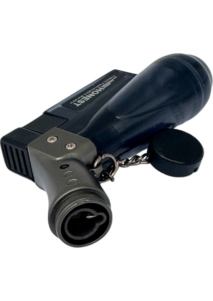 Tek Torch Pürmüz Siyah Puro Çakmağı
