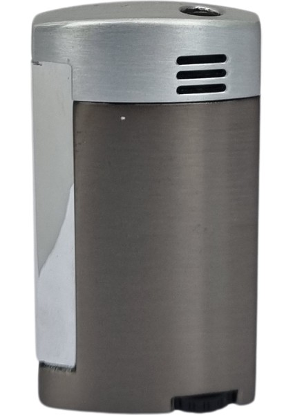 Premiumquality Tek Torch Pürmüz Koyu Gümüş Puro Çakmağı
