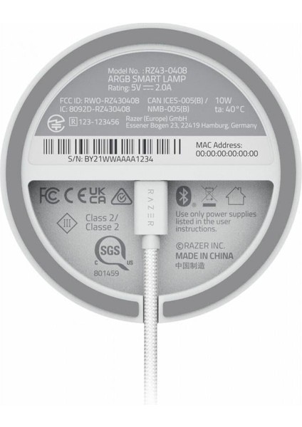 Aether Chroma Rgb Akıllı Masa Lambası, Matter Uyumlu RZ43-04070100-RGWB