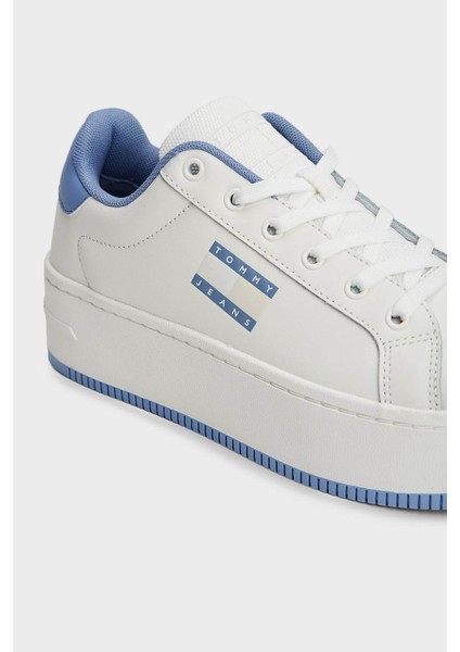 Tommy Jeans Platform Deri Sneaker Ayakkabı Bayan Ayakkabı EN0EN02518 C33