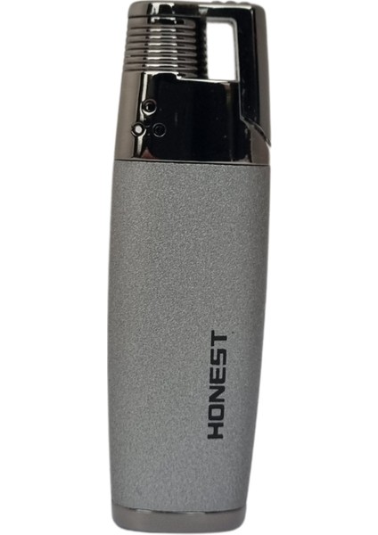 Tek Torch Pürmüz Gümüş Puro Çakmağı