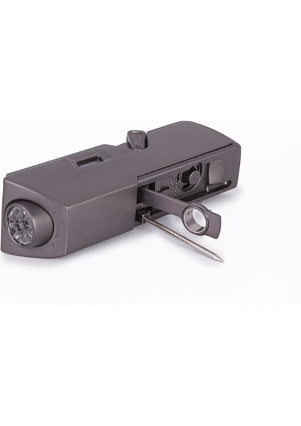Tek Torch Pürmüz Gunmetal Dahili Delici & Iğne Metal Puro Çakmağı fırsatları