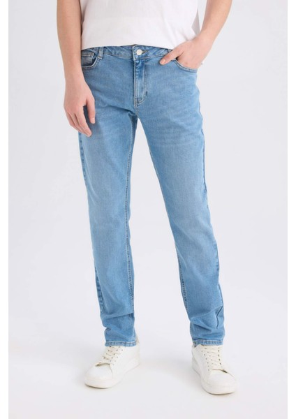 Pedro Slim Fit Dar Kalıp Normal Bel Dar Paça Jean Pantolon D8583AX25SP