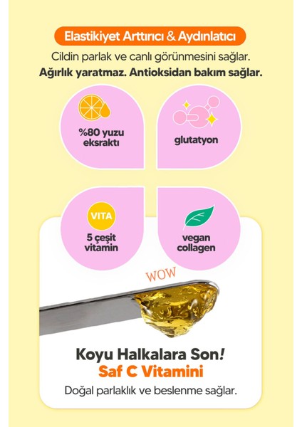 Glutatyon ve %5 Niacinamide Koyu Halka Karşıtı Göz Çevresi Serumu Lala Recıpe Yuzu Vita C Eye Serum fırsatları
