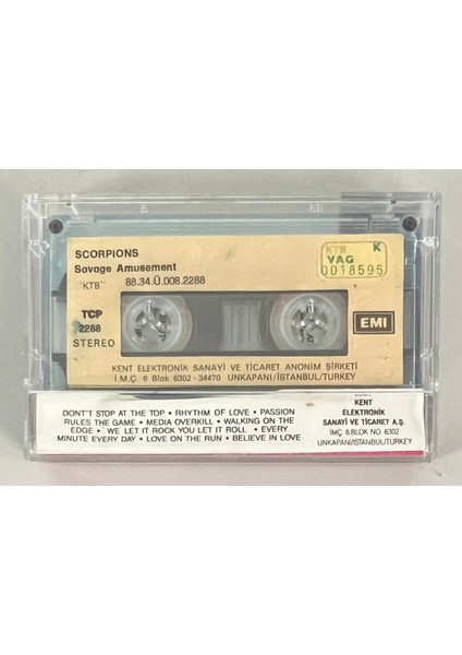 Scorpions Savage - Amusement Kaset