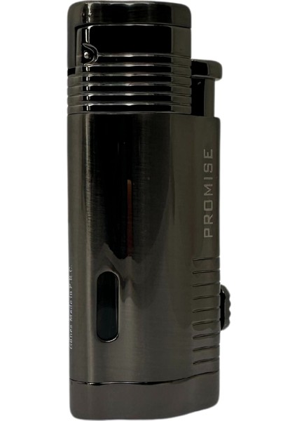 3 Torch Pürmüz Gunmetal Puro Çakmağı