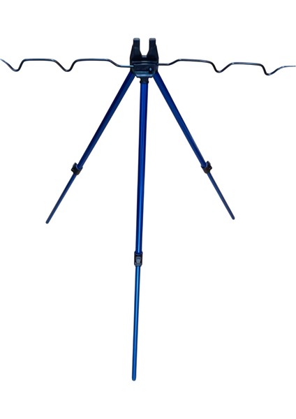 Tripod Alüminyum Teleskobik 3 Ayaklı Kamış Sehpası(Mavi)