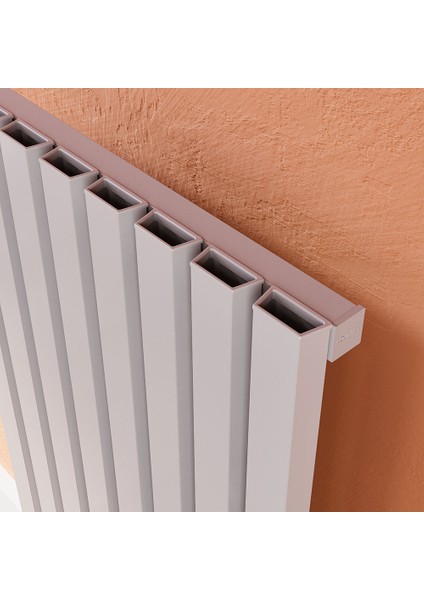 Siesta Alüminyum Dekoratif Dikey Radyatör 1800x463 mm 8 Dilim Mat Bronz | 1417 W Yüksek Isıl Verim fiyatları
