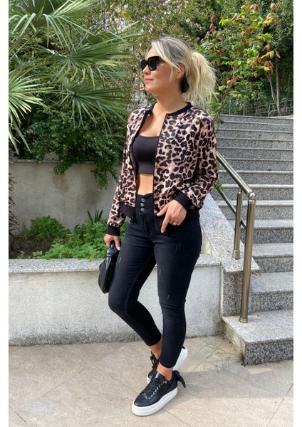 Yüksek Bel Likralı Skinny Jean Pantolon