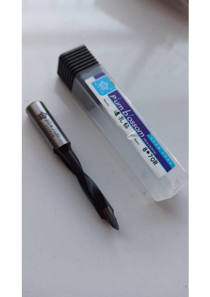Tungsten Karbür Alaşım 1 Adet Gang Matkap Bit Ağaç İşleme Matkap Cnc Router Bit Dayanıklı 70MM 8X70R 220628